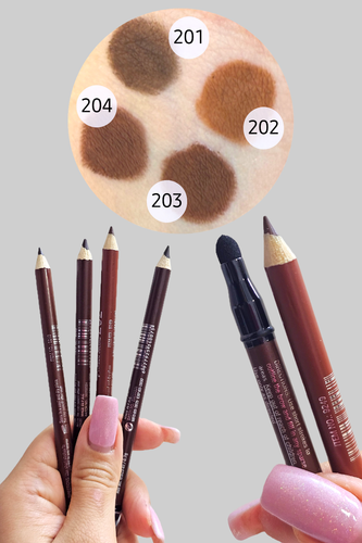 مداد قهوهای پد دار - خط لب خط چشم و ابرو