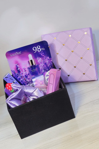 پک هدیه بنفش کادویی