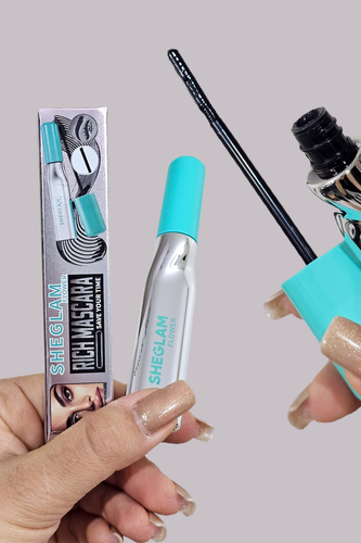 ریمل سوزنی ضد آب سبز آبی