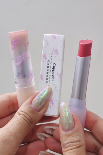 بالم رژ گلدار تک جعبه