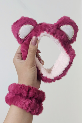 ست هدبند مچبند پولیشی گوشدار