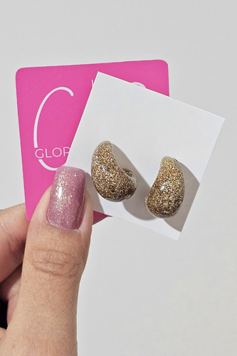 گوشواره میخی طلایی